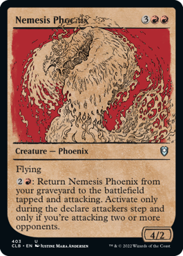 《天罰のフェニックス/Nemesis Phoenix》 [CLB]