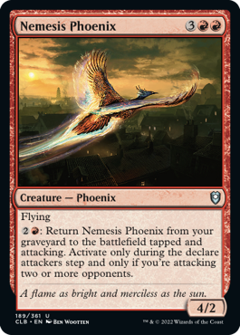 《天罰のフェニックス/Nemesis Phoenix》 [CLB]
