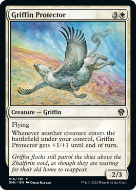 《庇護のグリフィン/Griffin Protector》 [DMU]