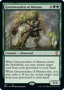 《ムラーサの緑守り/Greenwarden of Murasa》 [NCC]