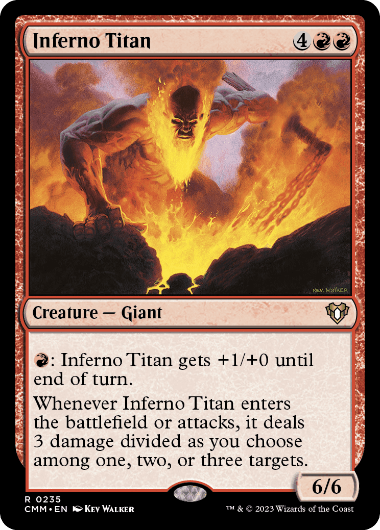 《業火のタイタン/Inferno Titan》 [CMM]