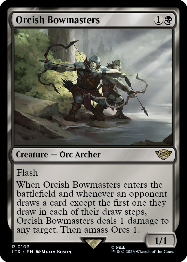 《オークの弓使い/Orcish Bowmasters》 [LTR]