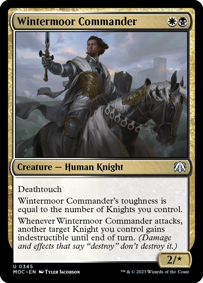 《冬荒野の指揮官/Wintermoor Commander》 [MOC]