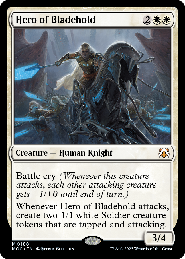 《刃砦の英雄/Hero of Bladehold》 [MOC]