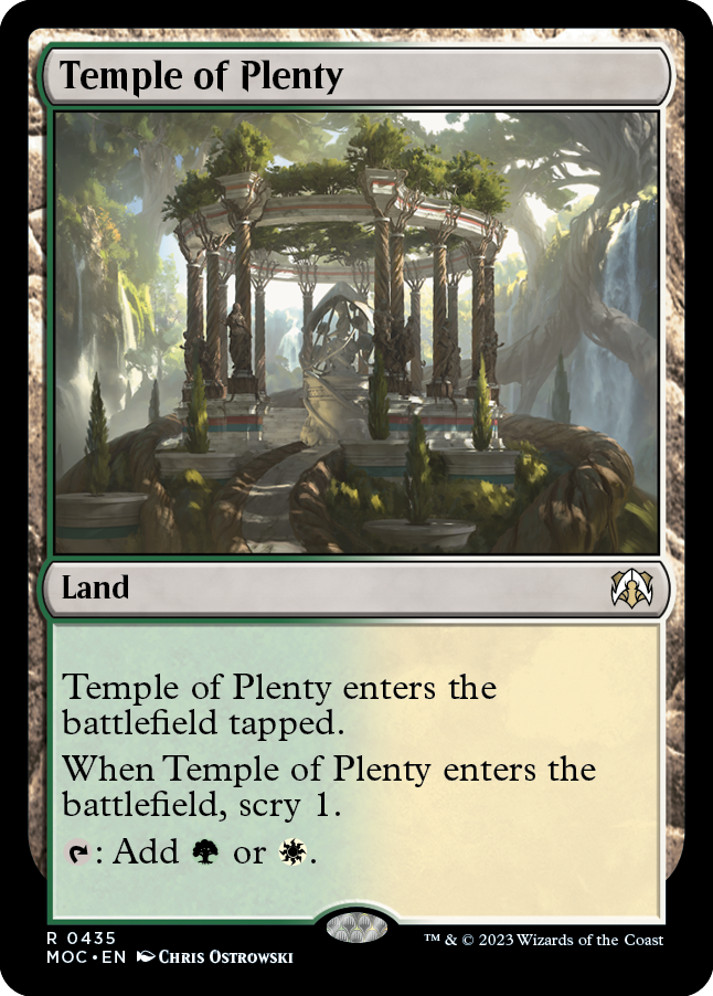 《豊潤の神殿/Temple of Plenty》 [MOC]