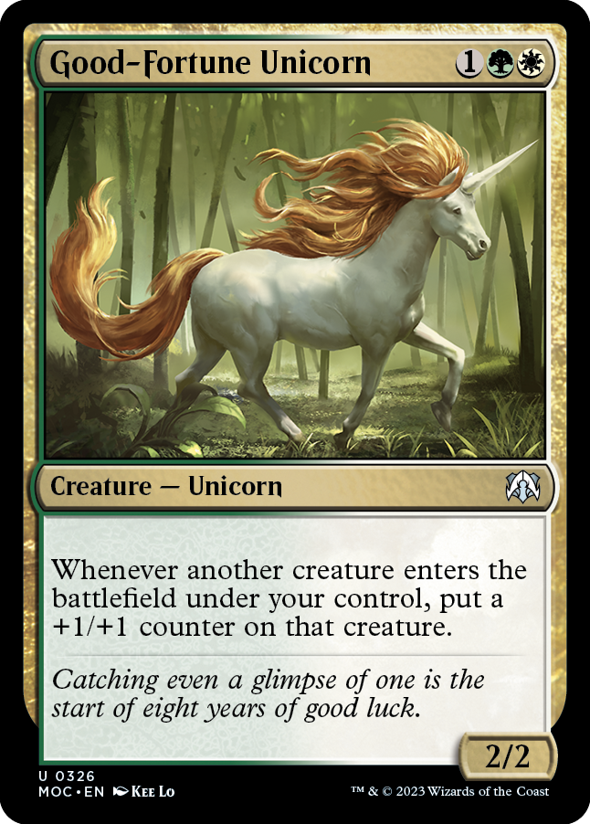 《吉兆の一角獣/Good-Fortune Unicorn》 [MOC]