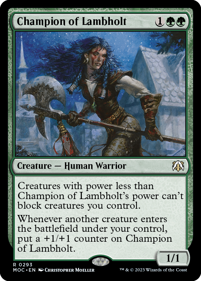 《ラムホルトの勇者/Champion of Lambholt》 [MOC]