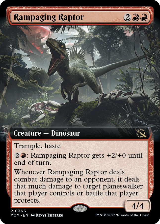 《猛り狂う猛竜/Rampaging Raptor》 [MOM]