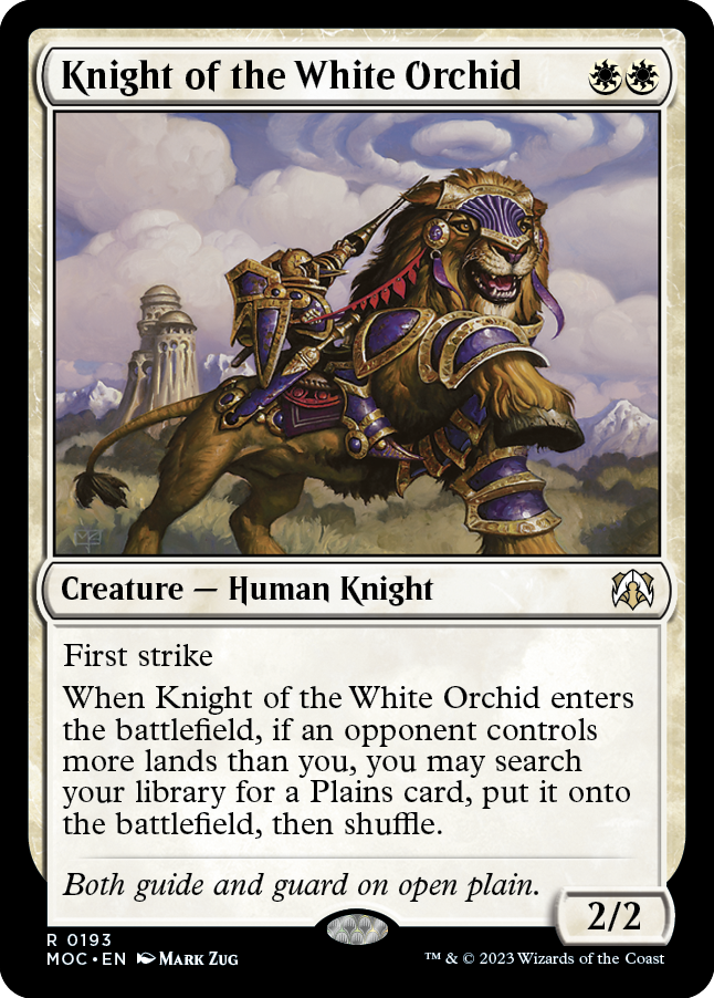 《白蘭の騎士/Knight of the White Orchid》 [MOC]