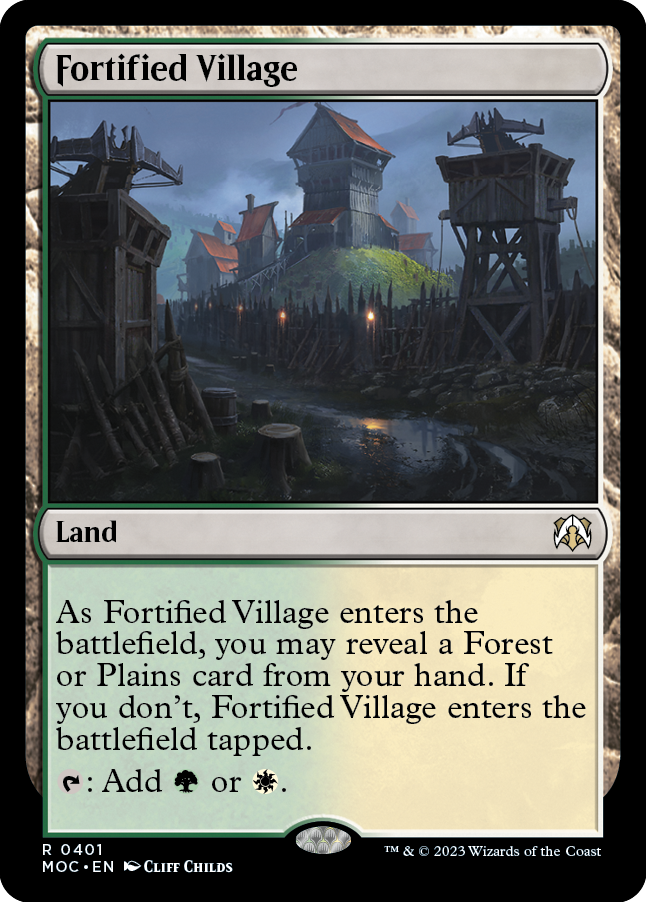 《要塞化した村/Fortified Village》 [MOC]