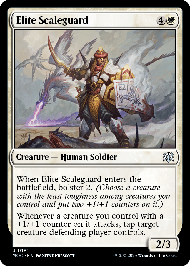 《鱗衛兵の精鋭/Elite Scaleguard》 [MOC]
