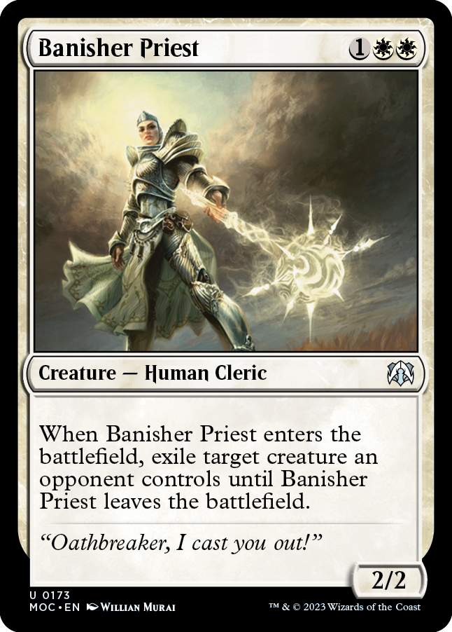 《放逐する僧侶/Banisher Priest》 [MOC]