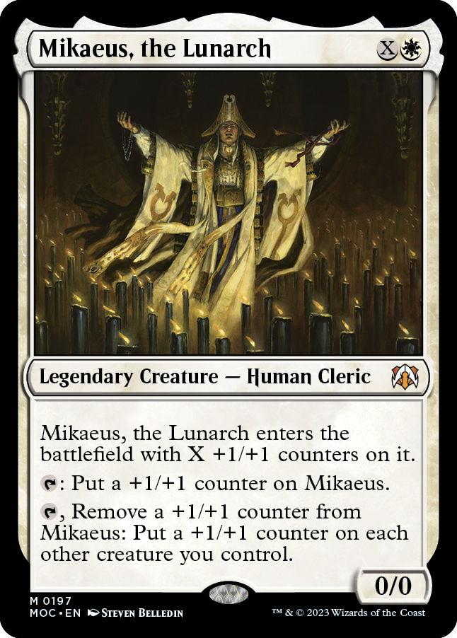 《月皇ミケウス/Mikaeus, the Lunarch》 [MOC]