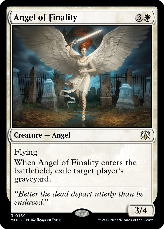 《決断の天使/Angel of Finality》 [MOC]