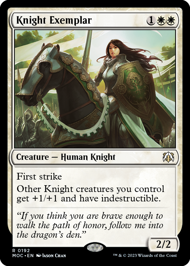 《模範の騎士/Knight Exemplar》 [MOC]