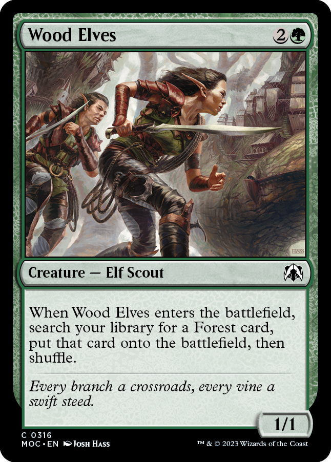 《ウッド・エルフ/Wood Elves》 [MOC]