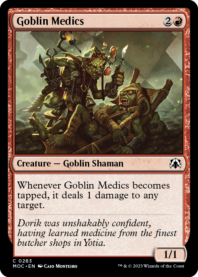 《ゴブリンの衛生兵/Goblin Medics》 [MOC]