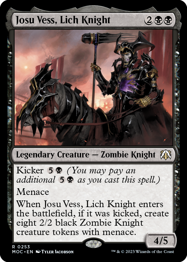 《リッチの騎士、ジョス・ヴェス/Josu Vess, Lich Knight》 [MOC]