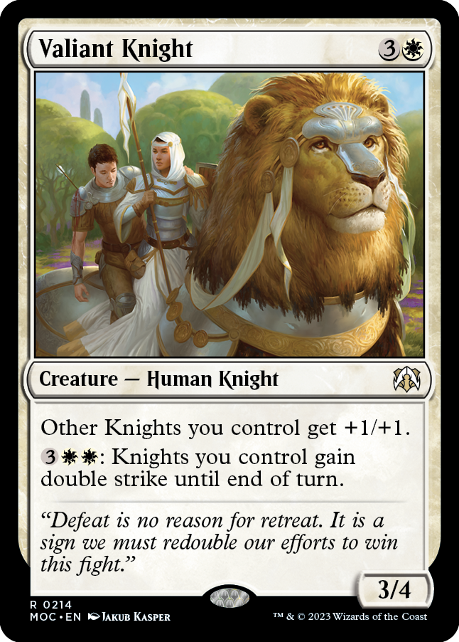 《勇敢な騎士/Valiant Knight》 [MOC]