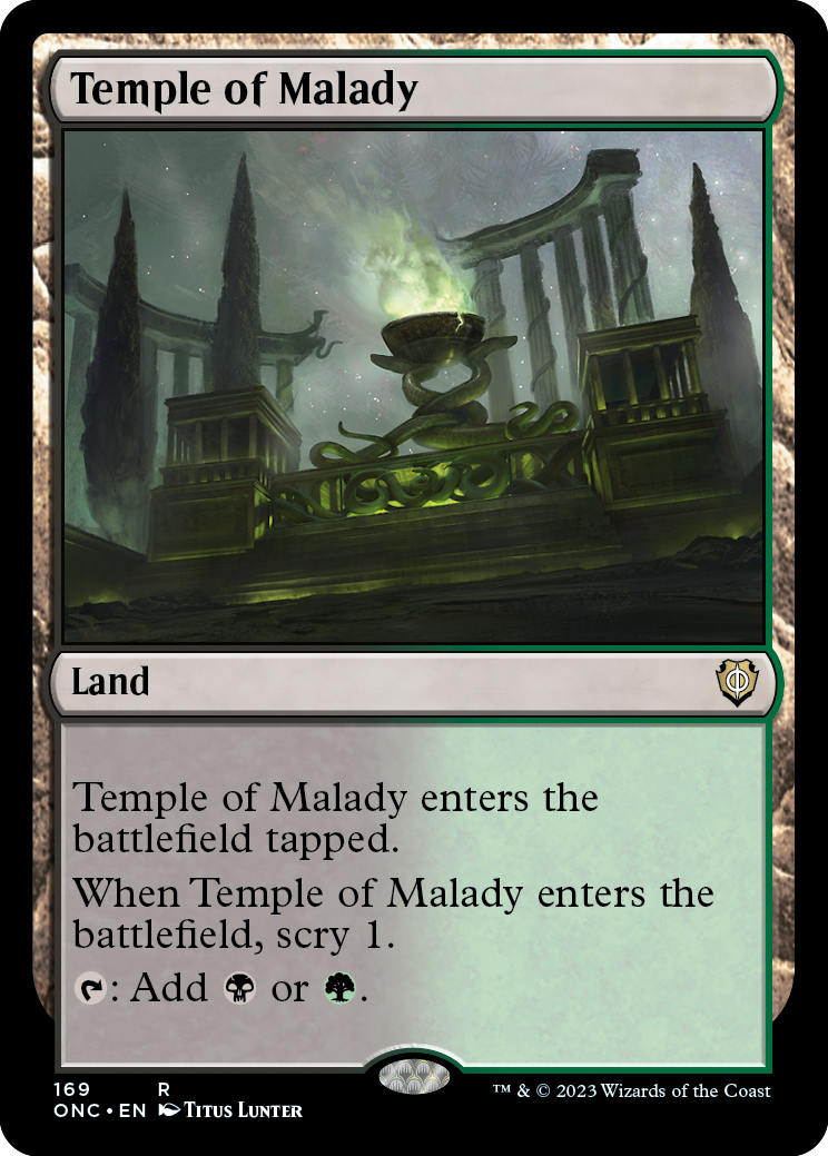 《疾病の神殿/Temple of Malady》 [ONC]