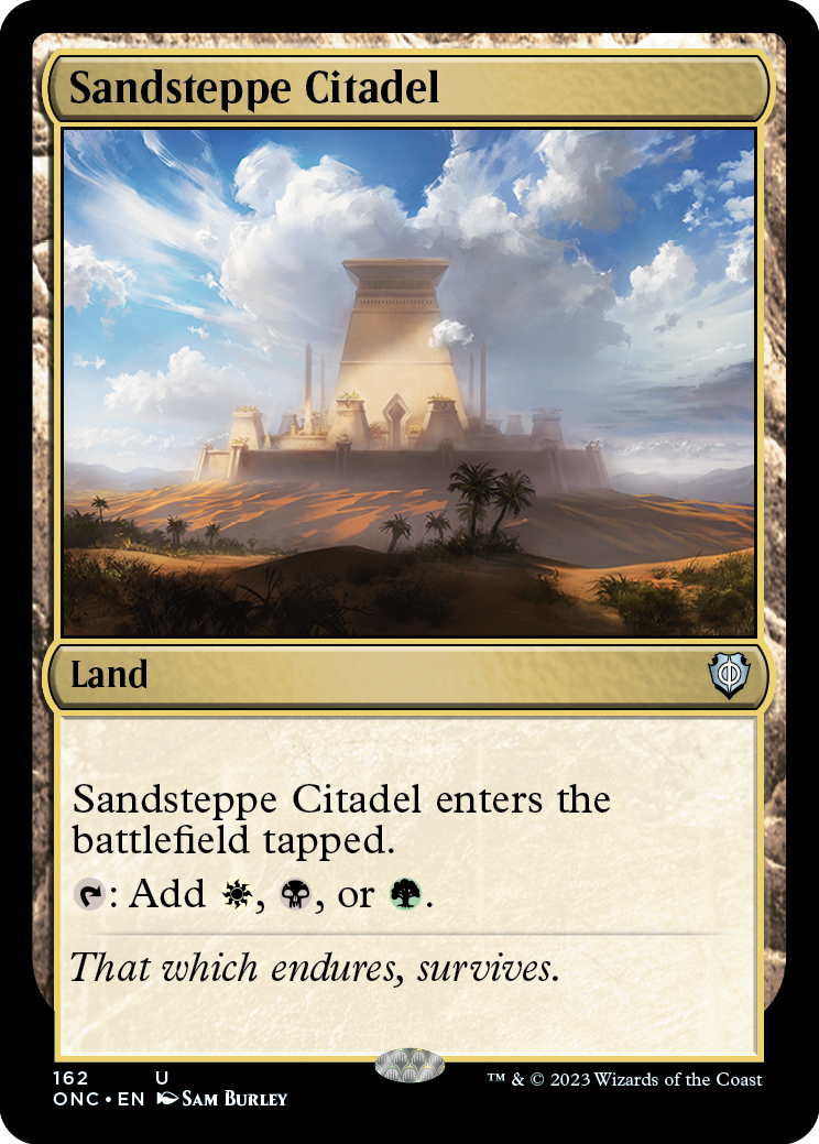《砂草原の城塞/Sandsteppe Citadel》 [ONC]