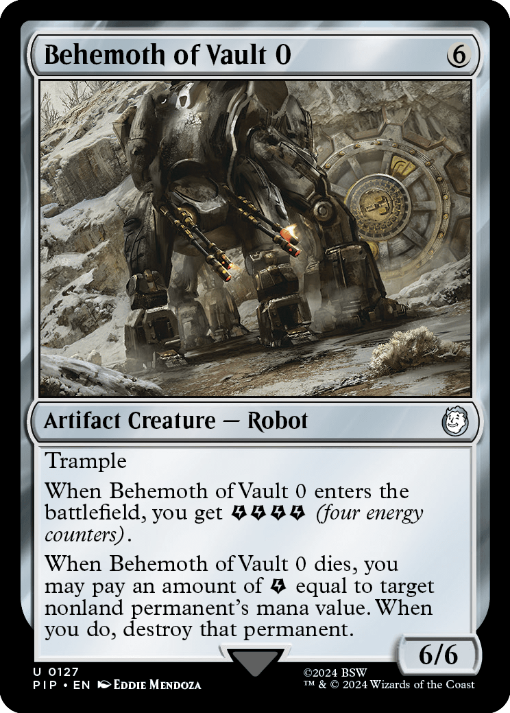 《Vault 0のベヒモス/Behemoth of Vault 0》 [PIP]