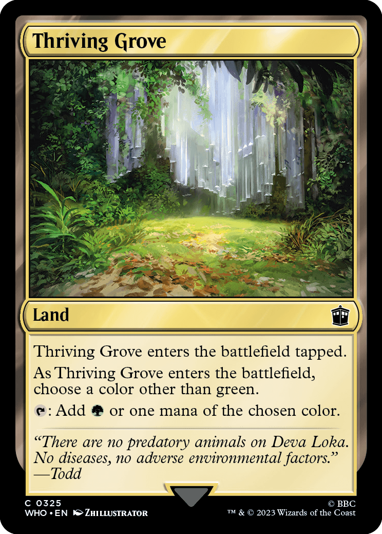 《興隆する木立/Thriving Grove》 [WHO]