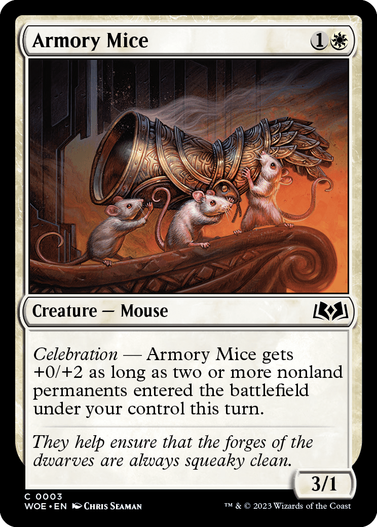 《武器庫のネズミ/Armory Mice》 [WOE]