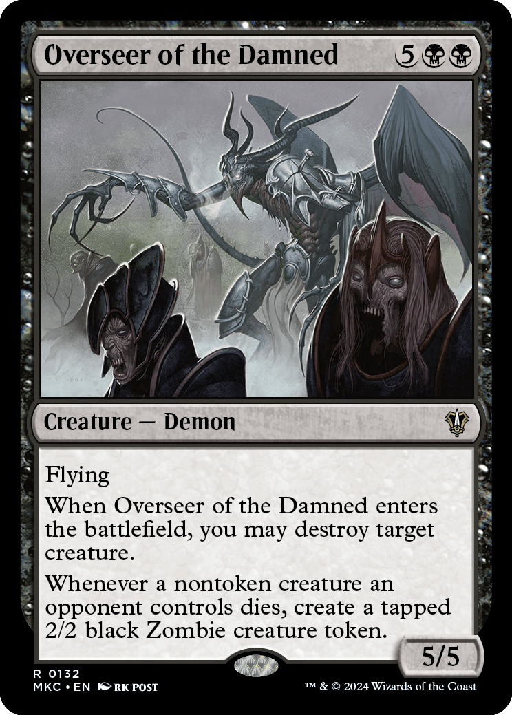 《忌むべき者の監視者/Overseer of the Damned》 [MKC]