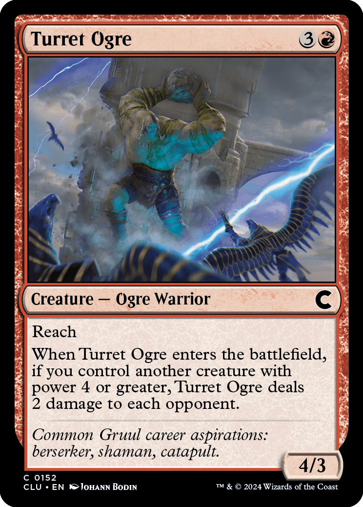 《砲塔のオーガ/Turret Ogre》 [CLU]