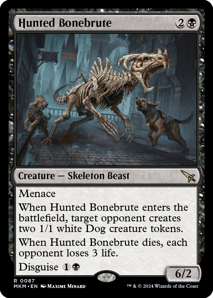 《狩り立てられた暴骨/Hunted Bonebrute》 [MKM]