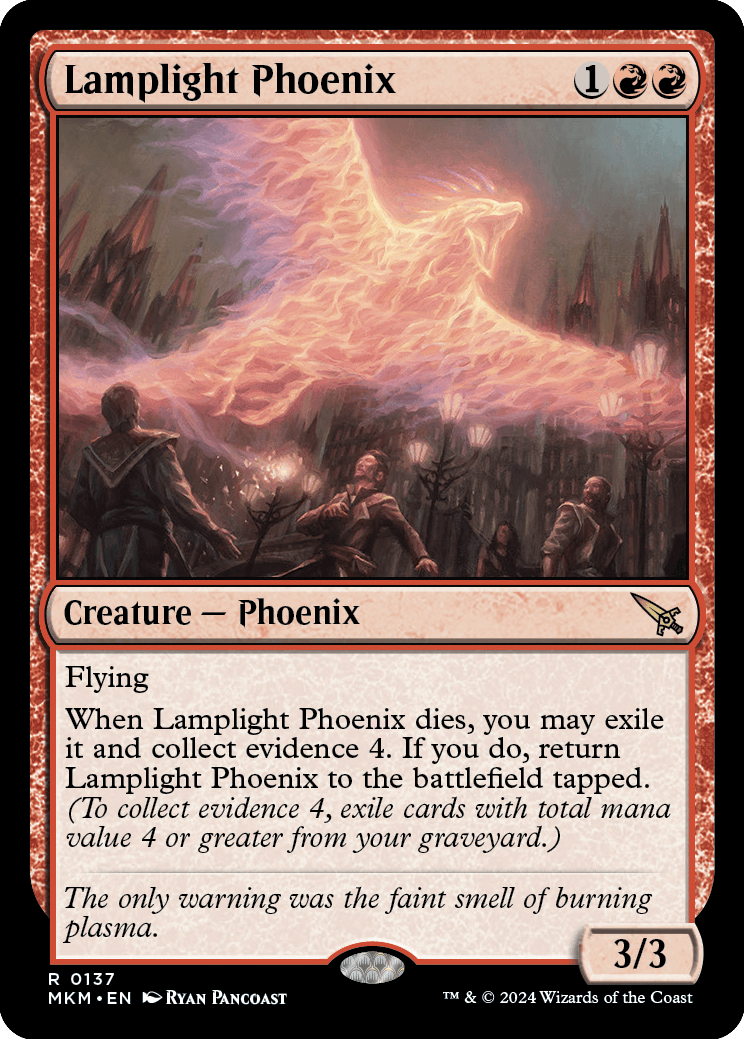 《ランプ光のフェニックス/Lamplight Phoenix》 [MKM]