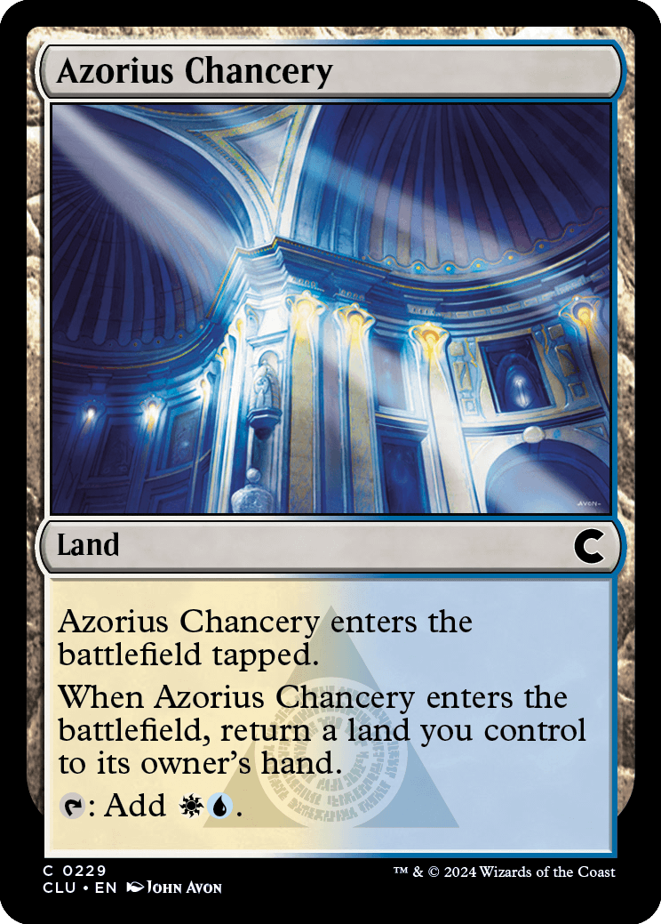 《アゾリウスの大法官庁/Azorius Chancery》 [CLU]