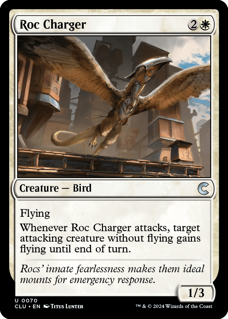 《突撃するロック鳥/Roc Charger》 [CLU]