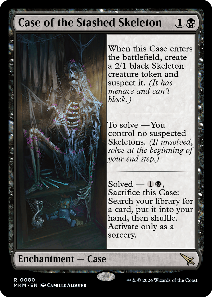 《謎の骸骨の事件/Case of the Stashed Skeleton》 [MKM]