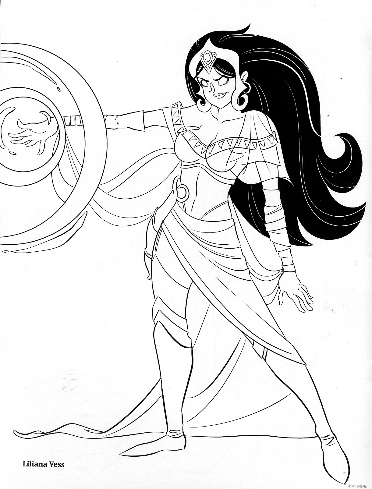 magic the gathering coloring pages - photo #7