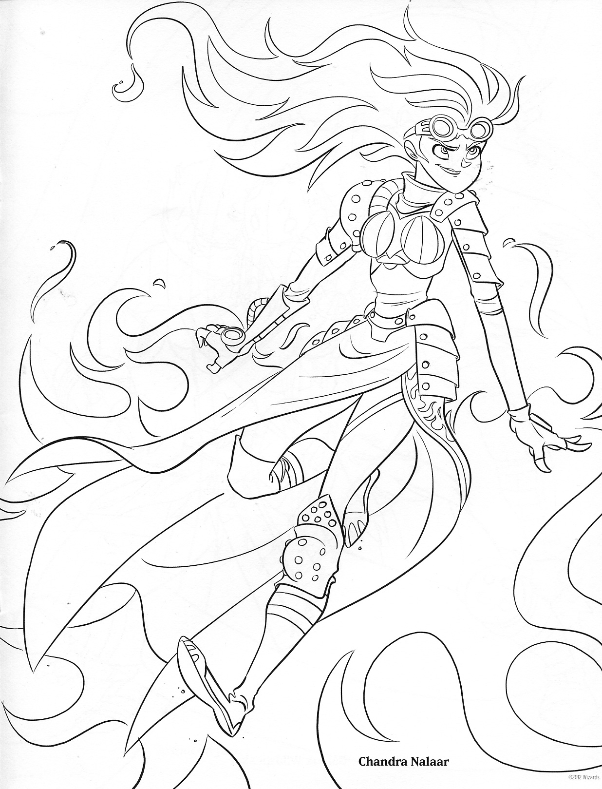 magic the gathering coloring pages - photo #4