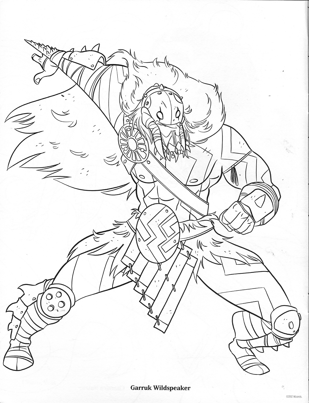 magic the gathering coloring pages - photo #9