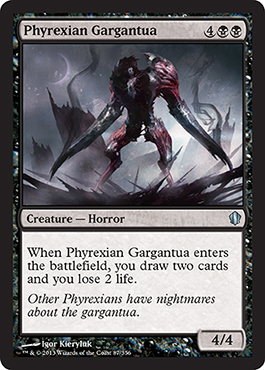 《ファイレクシアのガルガンチュア/Phyrexian Gargantua》 [C13]