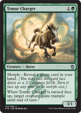 《ティムールの軍馬/Temur Charger》 [KTK]