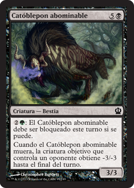 Catóblepon abominable