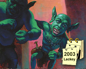 Goblin Lackey is banned from Extended tournaments in 2003