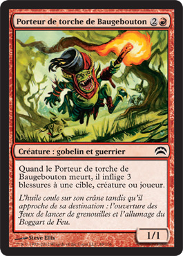 Porteur de torche de Baugebouton