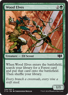 《ウッド・エルフ/Wood Elves》 [C14]
