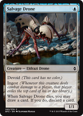 《回収ドローン/Salvage Drone》 [BFZ]