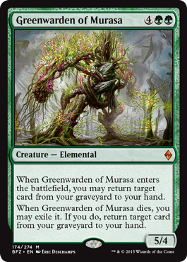 《ムラーサの緑守り/Greenwarden of Murasa》 [BFZ]