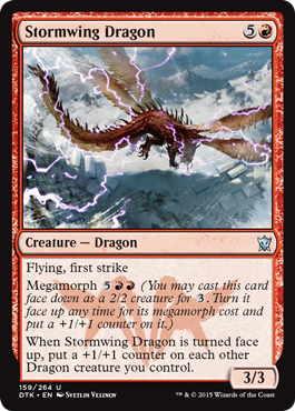《嵐翼ドラゴン/Stormwing Dragon》 [DTK]