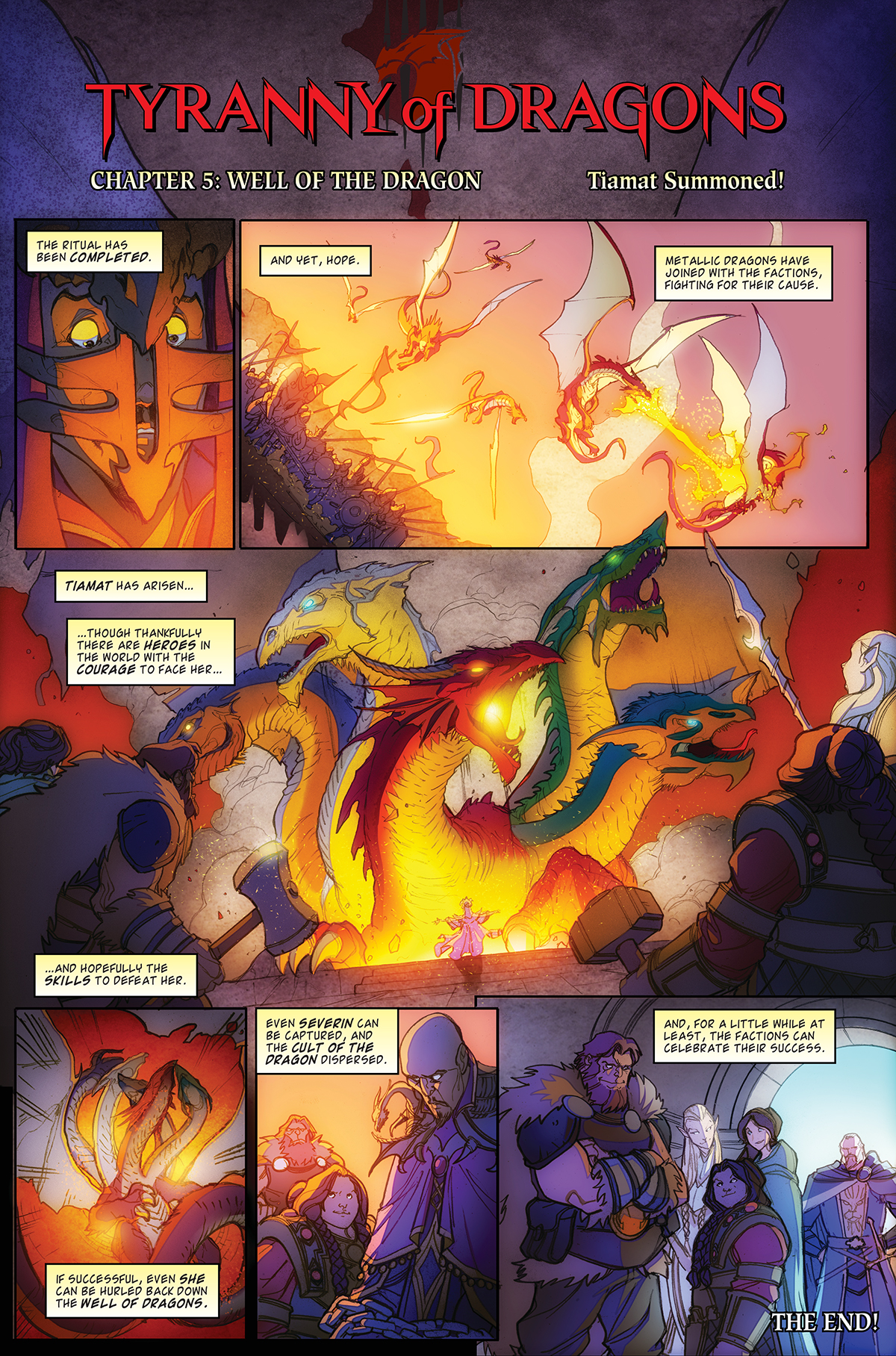 Tyranny of Dragons Online Comic Entire Series Tribality