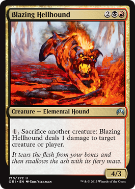 《猛火のヘルハウンド/Blazing Hellhound》 [ORI]