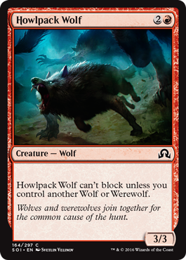 《吠え群れの狼/Howlpack Wolf》 [SOI]
